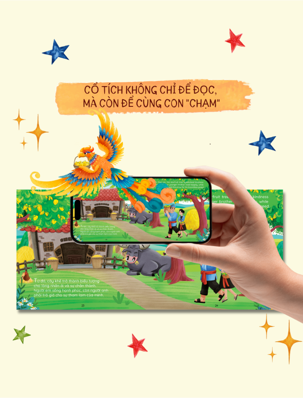 Minh họa tính năng AR và nội dung sách